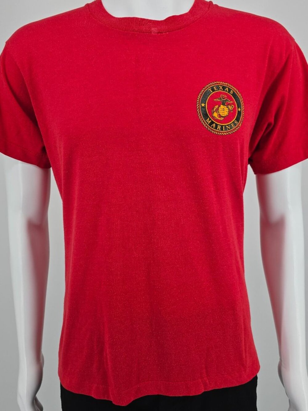 Vintage 1980s Screen Stars Texas Marines "The Few the Proud" T-Shirt (M/L)